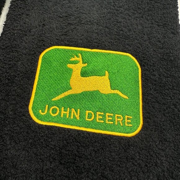 John Deere Tractor Towels Embroidered Hand Towel Set Bathroom Farm Decor - Picture 4 of 4